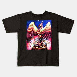 Fire Phoenix Kids T-Shirt